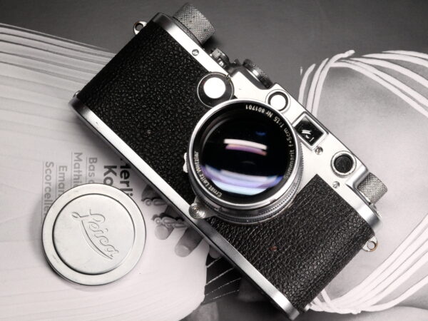 [EXC+]LEICA IIIF silver chrome with Summarit 50 F1.5  fully CLAd