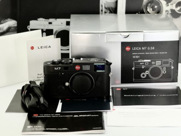 [MINT-]LEICA M7 0.58  Black 0.72 "Japan edition" _Overhaul by Leica JAPAN in 2024 - Image 7