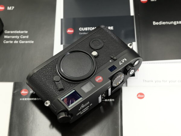 [MINT-]LEICA M7 0.58  Black 0.72 "Japan edition" _Overhaul by Leica JAPAN in 2024 - Image 16