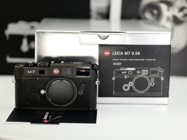 [MINT-]LEICA M7 0.58  Black 0.72 "Japan edition" _Overhaul by Leica JAPAN in 2024