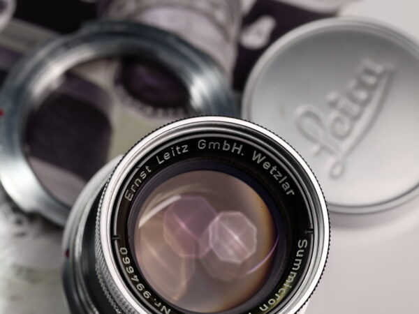 Leica summicron 50 F2.0 Yellow Radioactive - Thorium glass