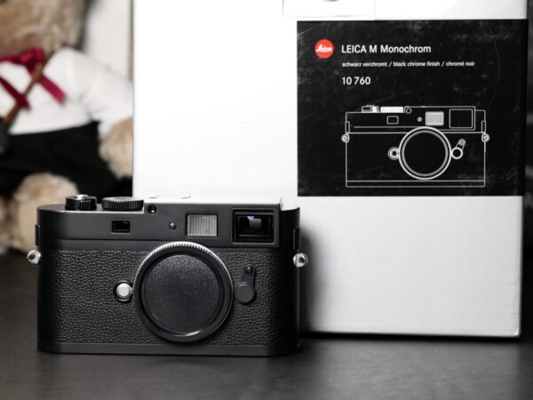 [Mint]Leica M9 Monochrom Black chrome  ID53 7k shutter action