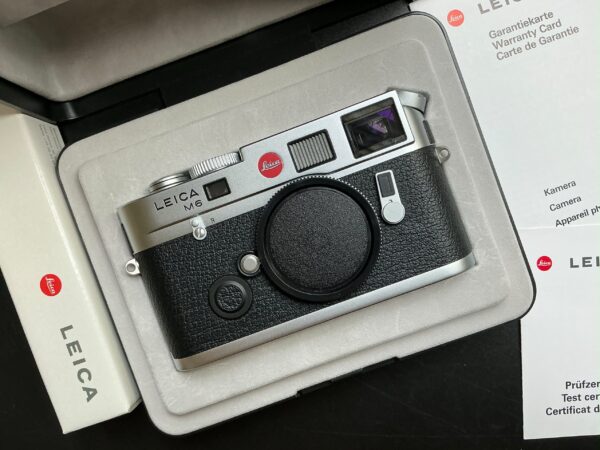 Mint_Leica M6 TTL silver 0.58 fullbox_Rare