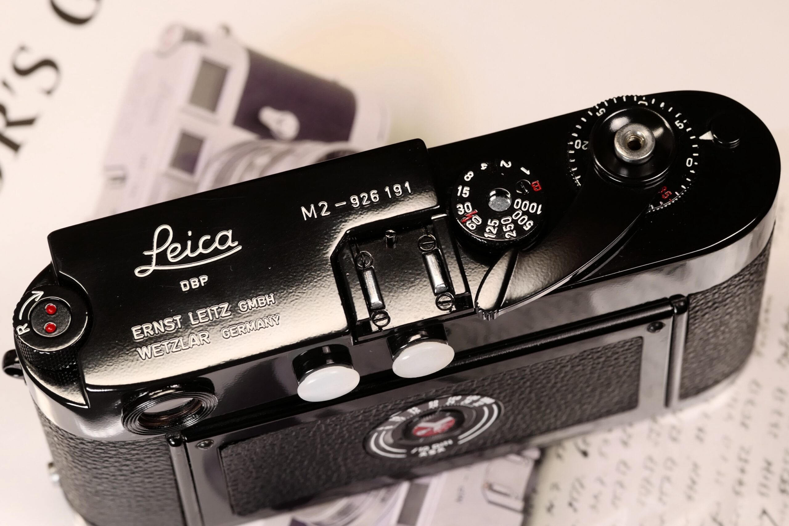 LEICA M2 Black paint SN: 926 191 - repaint black paint - Image 10